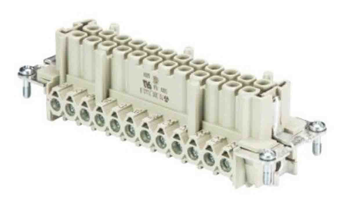 Wieland Female insert, 24 Way, 16A, Female, BAS BUS, Panel Mount, 500 V