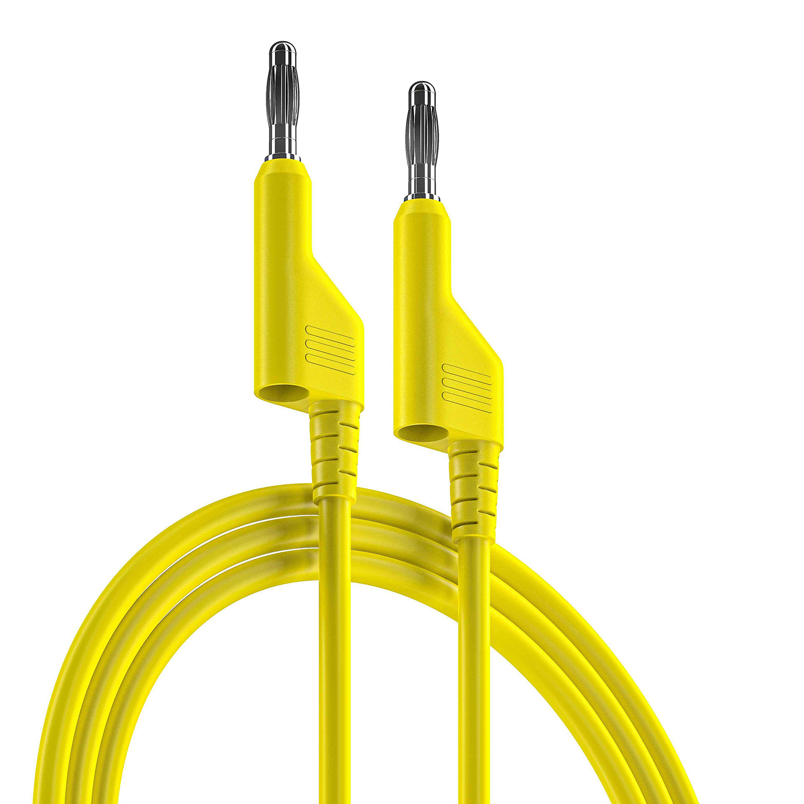 RS PRO Test Leads, 10A, 1000V, Yellow, 3m Lead Length