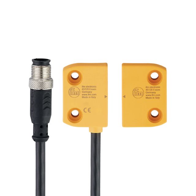 ifm electronic MN Series Non-Flush Magnetic Safety Switch, 24V dc, Polyamide Housing, 2NO, M12