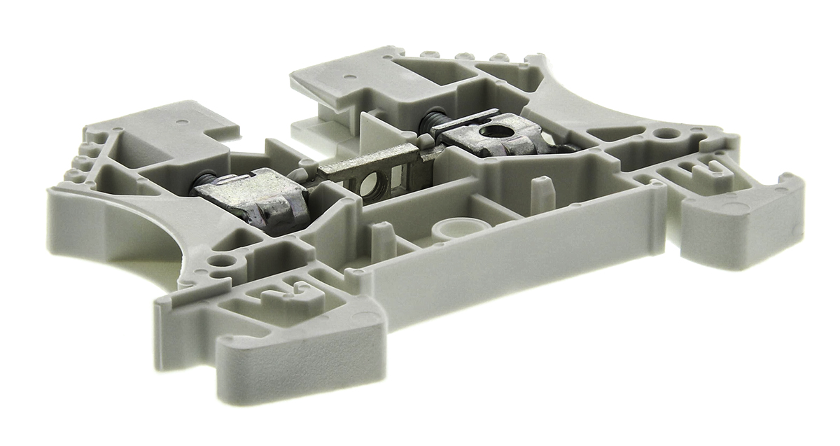 Weidmuller 1036700000 WDU Series White, 4mm², Single-Level, Screw Termination, ATEX