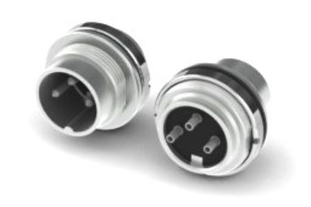 RS PRO 3 Pole Din, 4A, 100 V IP40, Screw Lock, Male, Panel Mount