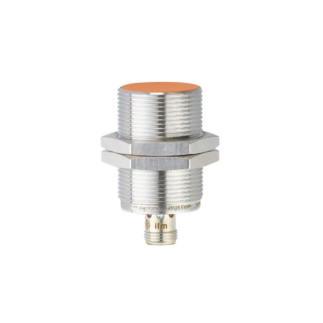 ifm electronic Inductive Threaded Barrel Proximity Sensor, M30, 10 mm Detection, PNP NO, 10 → 30 V dc