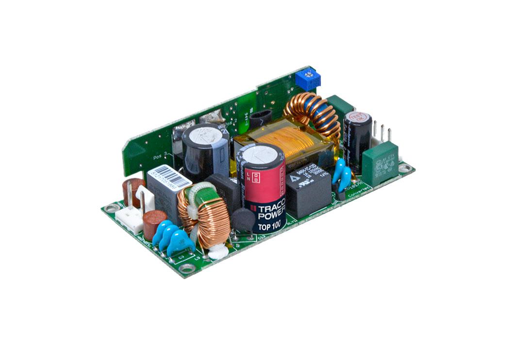 TRACOPOWER AC-DC Power Supply, TOP 100-105, 5V dc, 20A, 100W, 1 Output, 187 → 264 V ac, 90 → 132 V ac