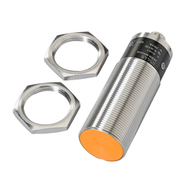 ifm electronic Inductive Threaded Barrel Proximity Sensor, M30, 10 mm Detection, PNP NO, 10 → 36 V dc
