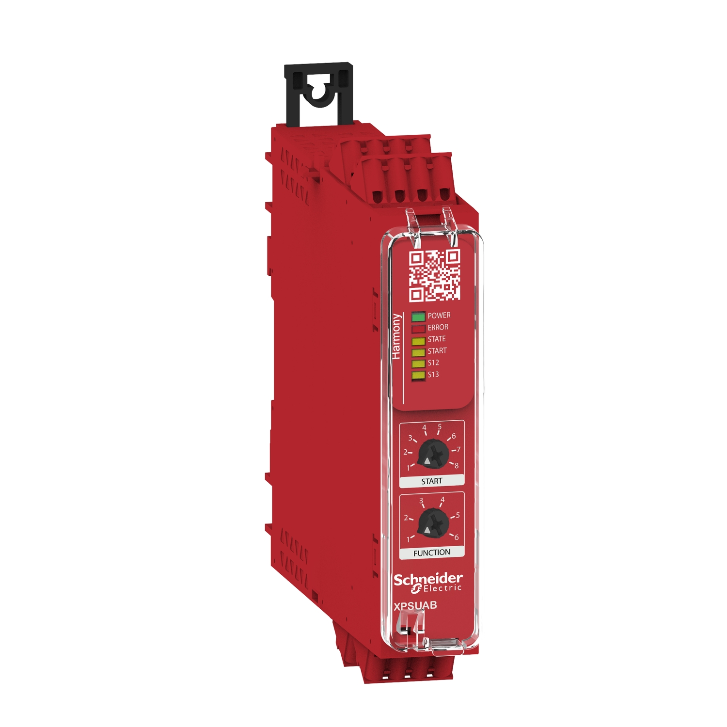 Schneider Electric Harmony XPS/ Preventa XPS XPSU 8 Auxiliary Contacts Safety Relay 24V ac/dc, Single Channel 2 Safety
