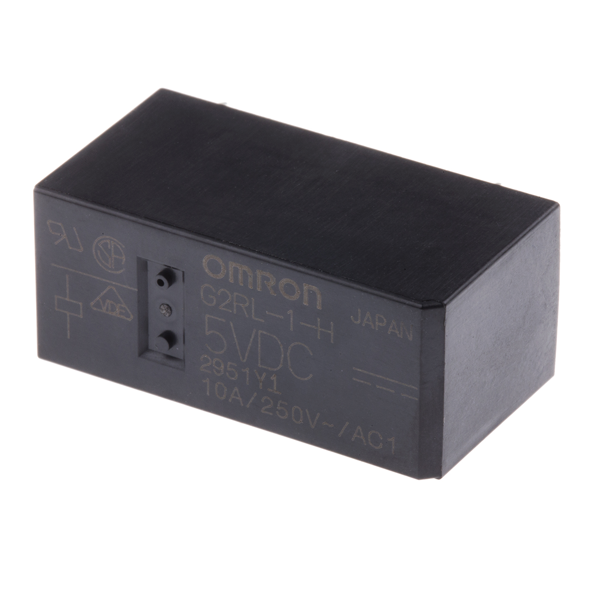 Omron PCB Mount Power Relay, 5V dc Coil, 12A Switching Current, SPDT