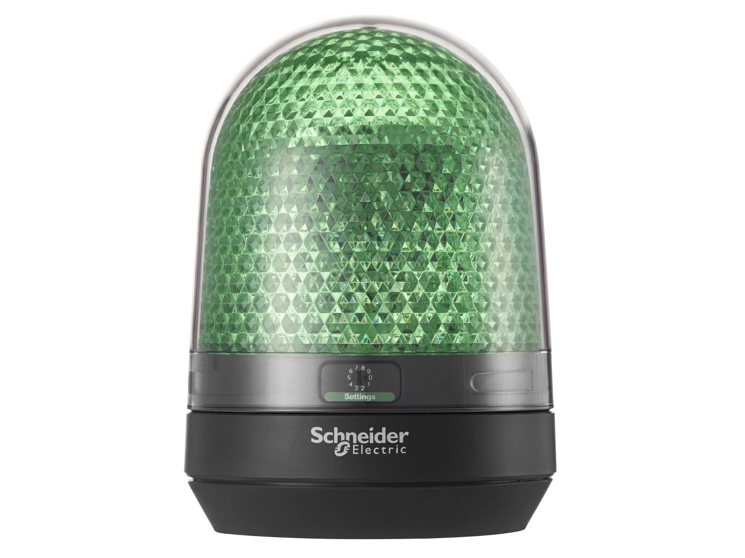 Schneider Electric Harmony XVR Series Green Multiple Effect Beacon, 12 V dc, 24 V dc, Base Mount, LED Bulb, IP23, IP65