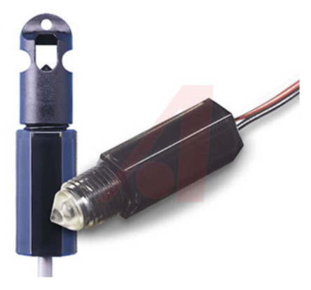 Gems Sensors ELS-1100 Series Level Switch Level Switch, NO Output, Horizontal, Vertical, Polysulfone Body