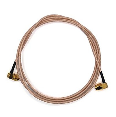 Mueller Electric BU Series Male SMA Right Angle to Male SMA Right Angle, 1500 mm 50 Ω