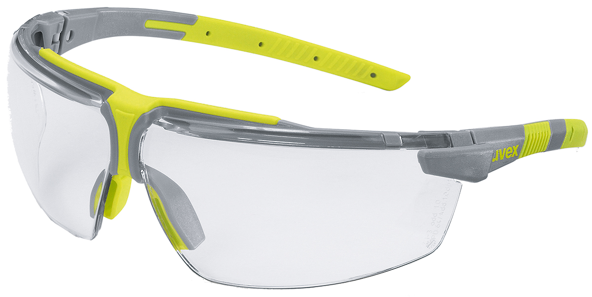 uvex i-3 Anti-Mist UV Safety Glasses, Clear Polycarbonate Lens