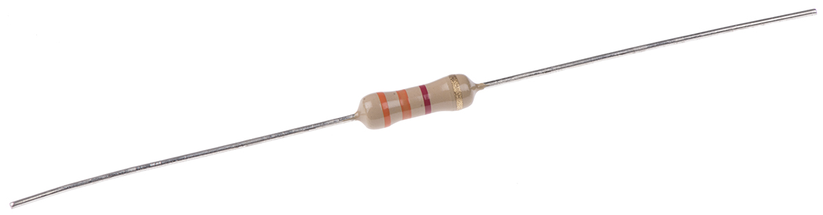 TE Connectivity 3.3kΩ Carbon Film Resistor 0.5W ±5% CFR50J3K3