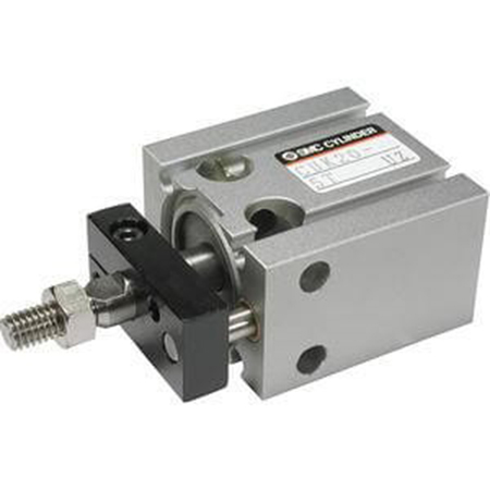 SMC 5 mm Pneumatic Cylinder - CDU Series, Single Acting Acting