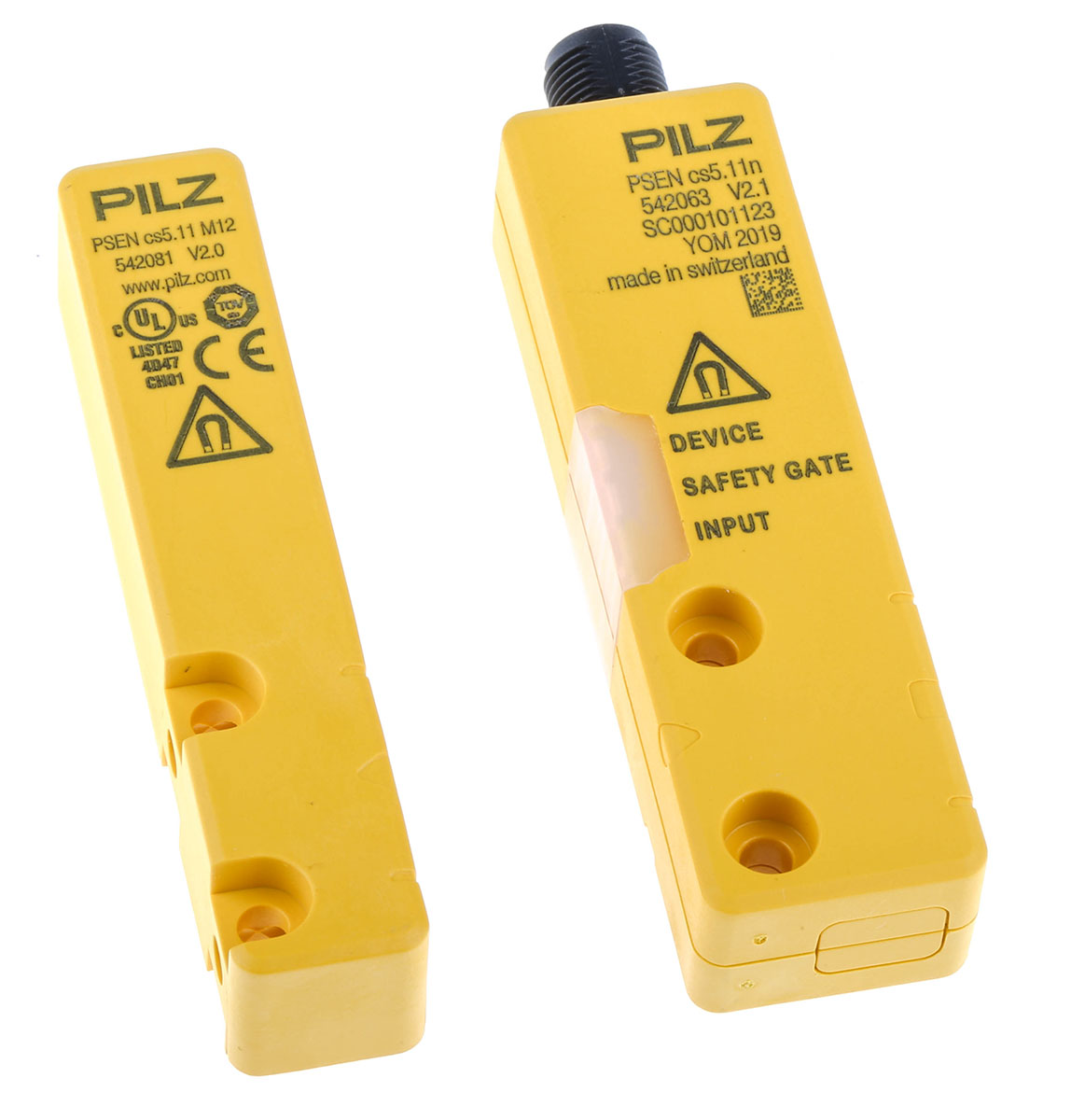 Pilz Transponder Non-Contact Safety Switch, 24V dc, Glass filled Polyamide (PA-GF) Housing, M12