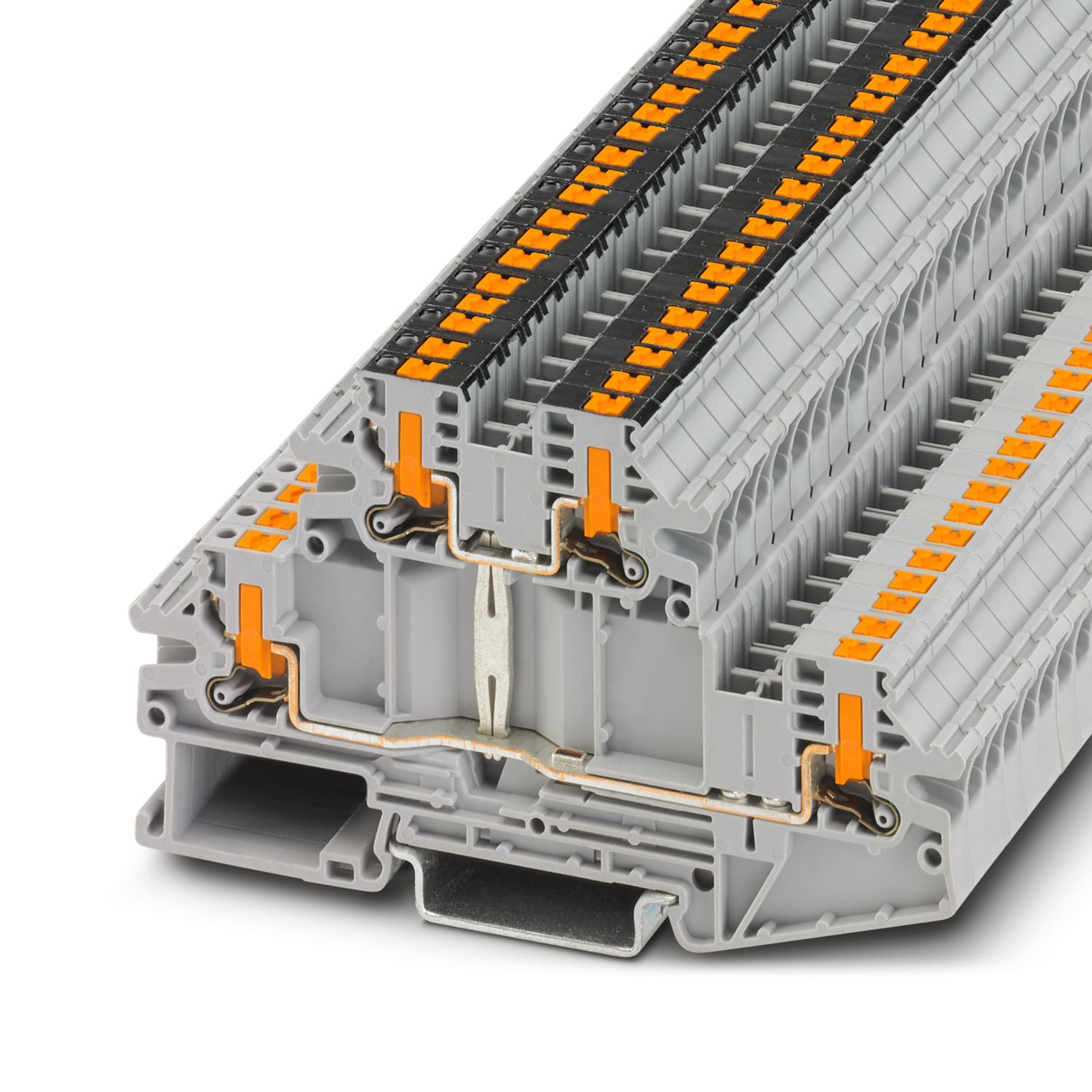 Phoenix Contact 1079075 PTV Series Grey, Push In Termination