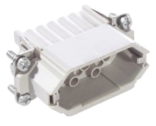 EPIC Heavy Duty Power Connector Insert, 10A, Female, H-D Series, 16 Contacts