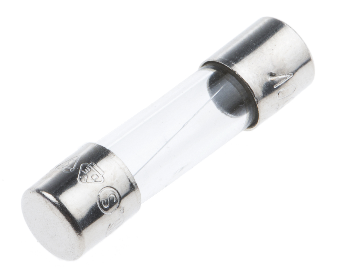 RS PRO 1.6A F Glass Cartridge Fuse, 5 x 20mm