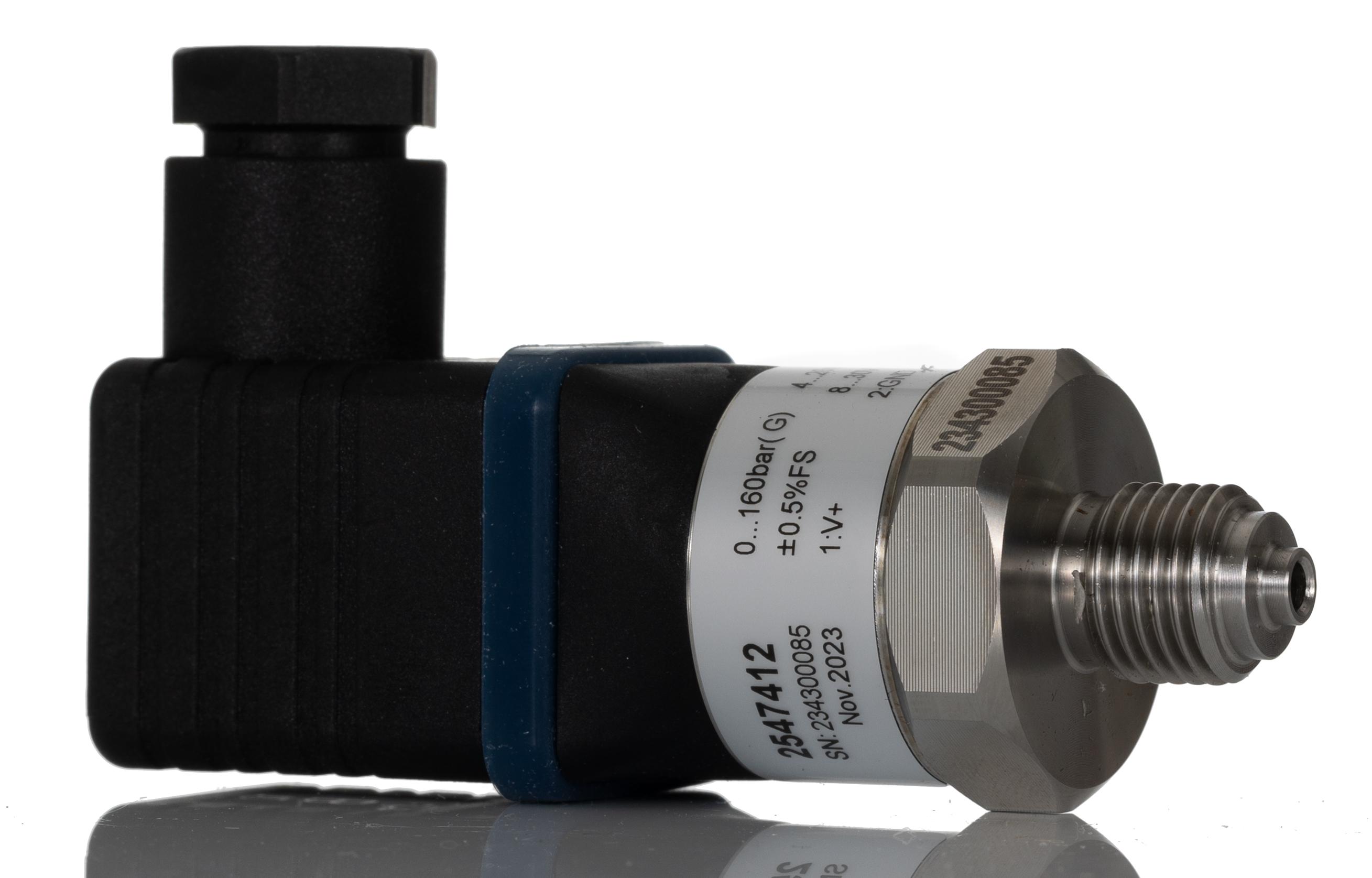RS PRO Pressure Sensor, 0bar Min, 160bar Max, Gauge Reading