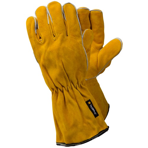 Tegera Yellow Leather Work Gloves 365 mm