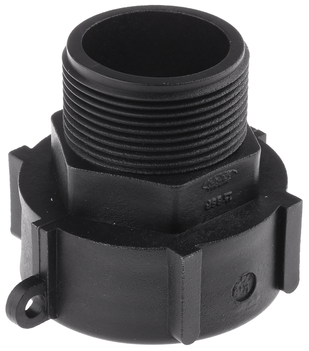 Snaplock Hose Connector, Straight IBC Adaptor, BSP 1-1/2in 1-1/2in ID