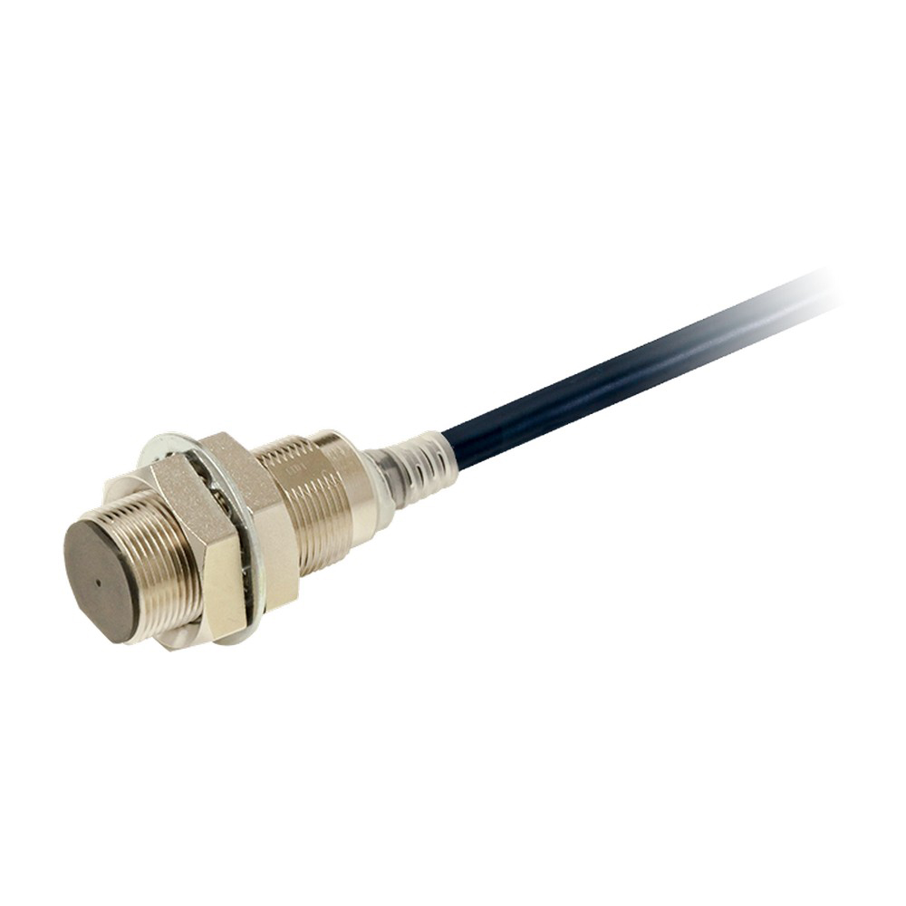 Omron Inductive Threaded Barrel Proximity Sensor, M18, 12 mm Detection, PNP NO, 10 → 30 V dc