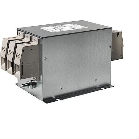 Schurter, 3-123 64A 520/760 V ac 60Hz, Chassis Mount Power Line Filter 3 Phase