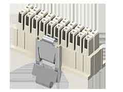 Samtec, IPDI Male Crimp Connector Housing, 2.54mm Pitch, 24 Way, 2 Row