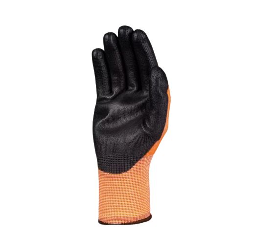 Skytec Tricolore RangeTM Black, Orange High Performance Polyethylene HPPE, Fibreglass, Nylon Cut Resistant Gloves, Size