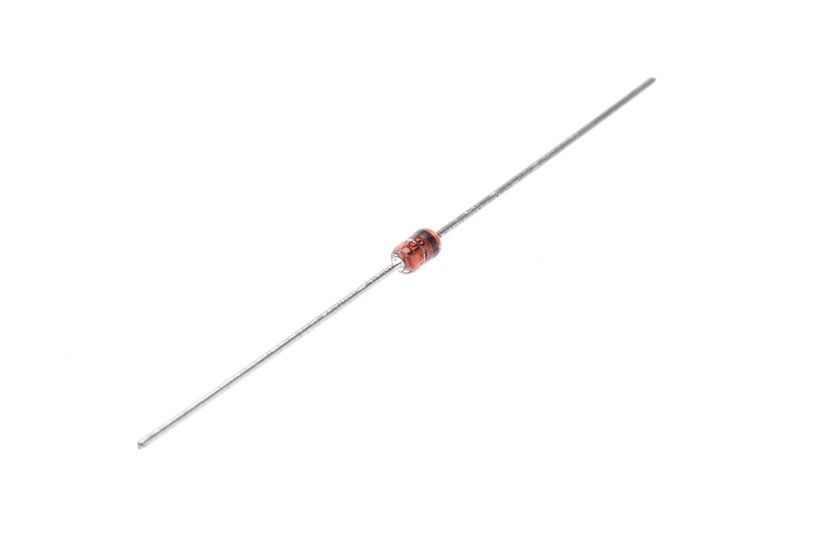 onsemi, 16V Zener Diode 5% 1 W Through Hole 2-Pin DO-41