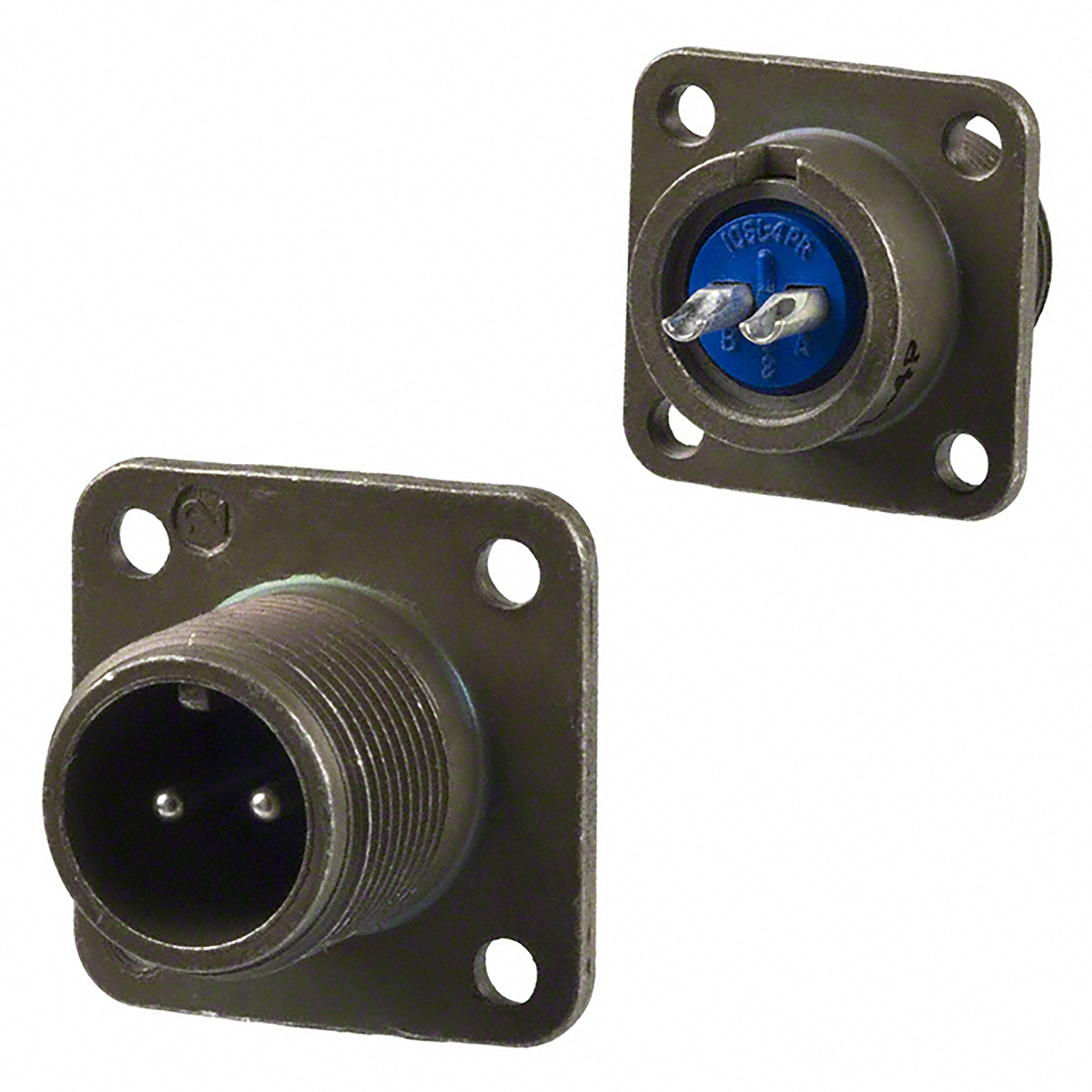 Amphenol Socapex, PT, Copper Alloy 15 Way Cable Mount MIL Spec Circular Connector PlugGreen, Pin Contacts,Shell Size