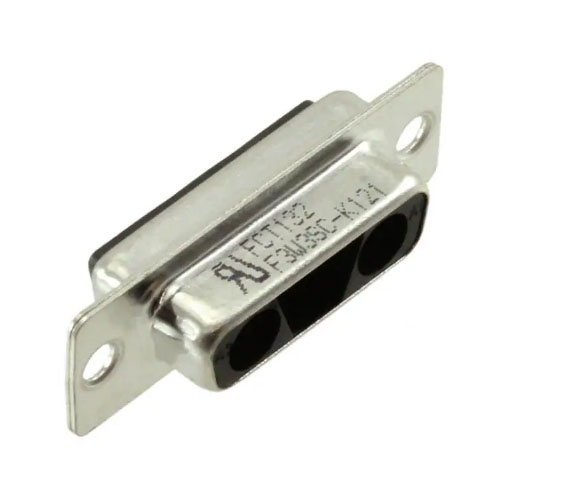 FCT from Molex 173107 3 Way Panel Mount D-sub Connector Socket, 6.86mm Pitch, with 4-40 Screw Locks