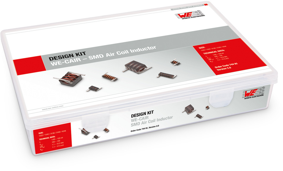 Wurth Elektronik Inductor Kit, 29 pieces