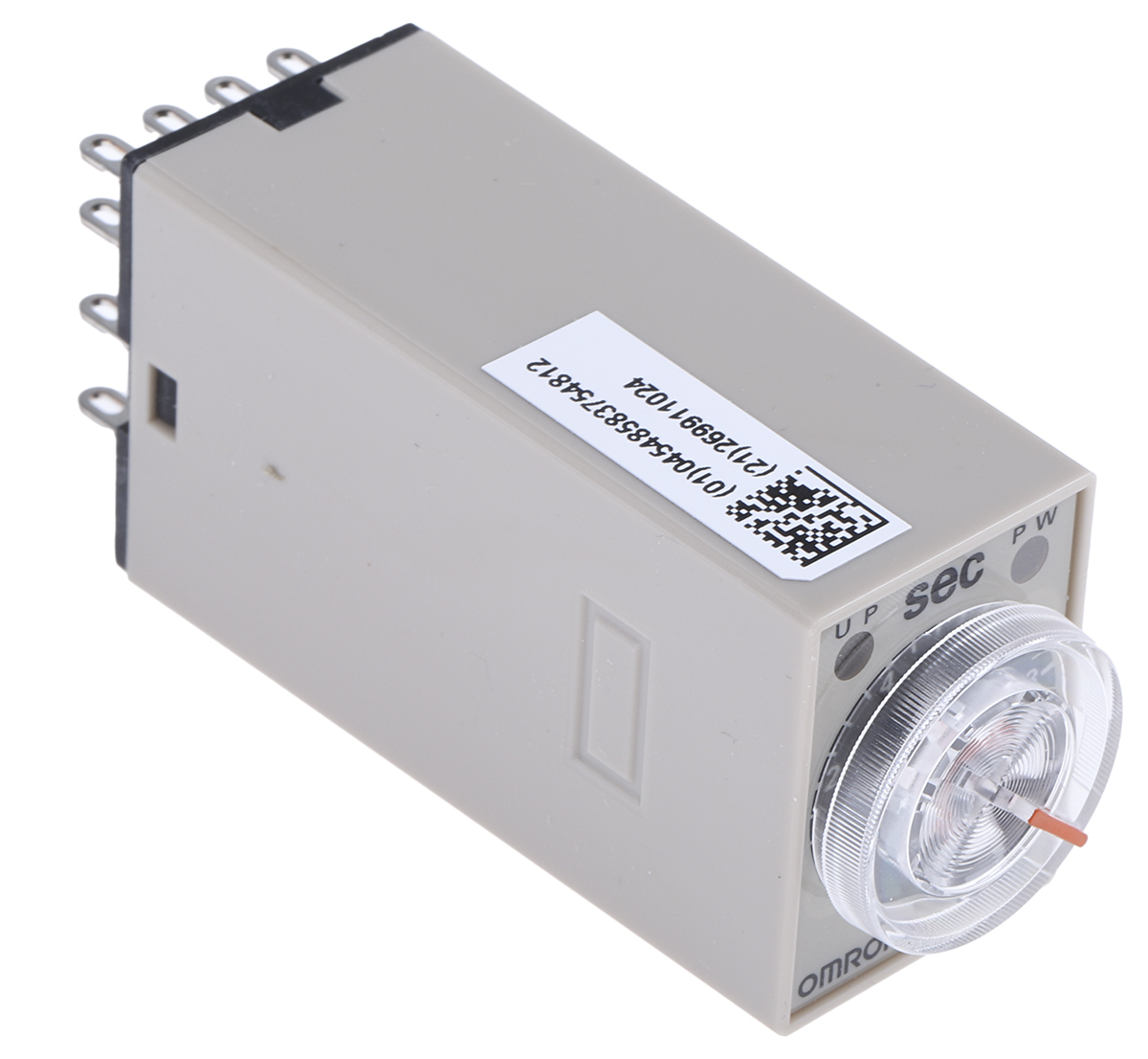 Omron H3Y-4 Series DIN Rail, Surface Mount Timer Relay, 24V dc, 4-Contact, 0.5 → 10s, 1-Function, 4PDT