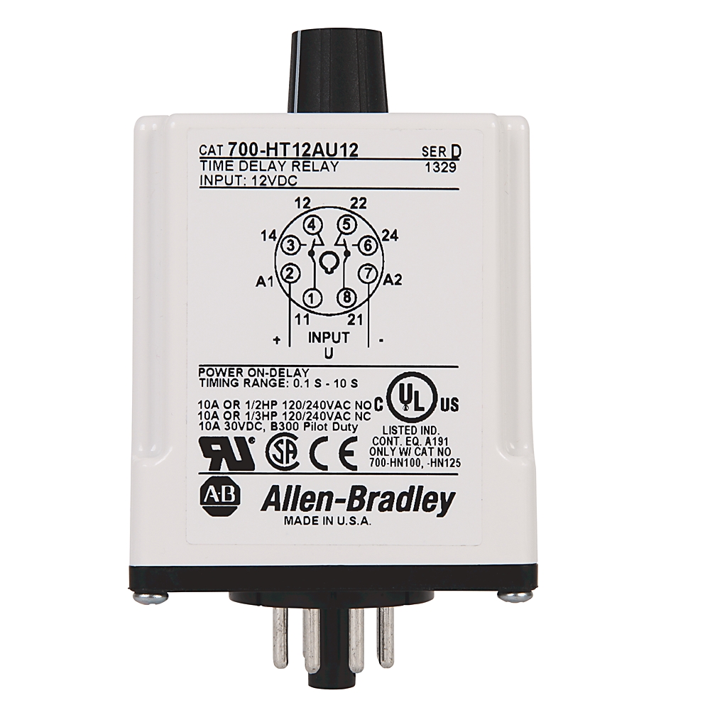 Allen Bradley Timer Relay, 12 → 240V ac
