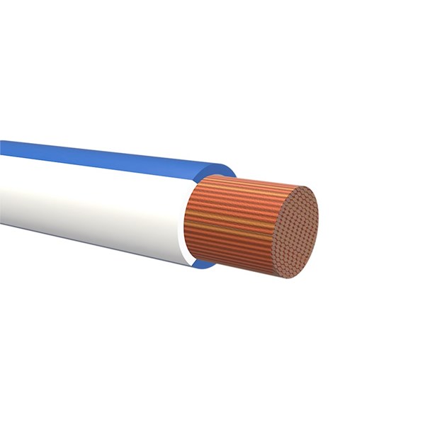 NEMIQ 50994 Series Blue/White 1.5 mm² Hook Up Wire, 1, 10m, PVC Insulation, 50994-10-100