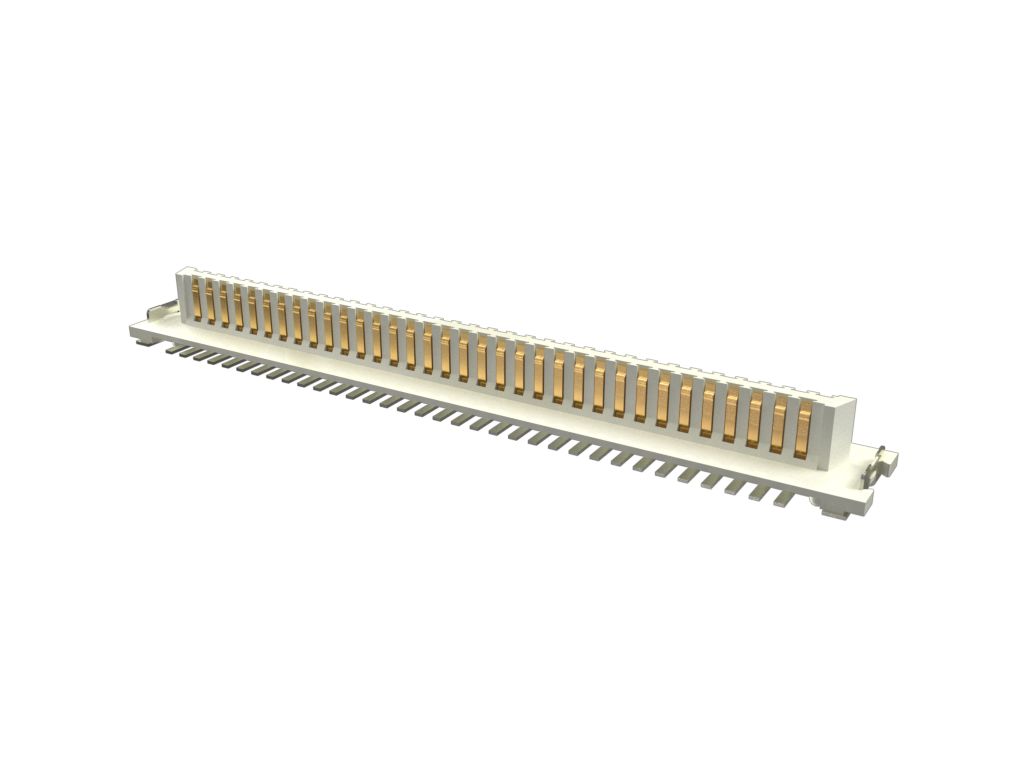 Amphenol Communications Solutions Conan Lite Series Vertical Surface PCB Header, 69 Contact(s), 1 mm Pitch, Shrouded
