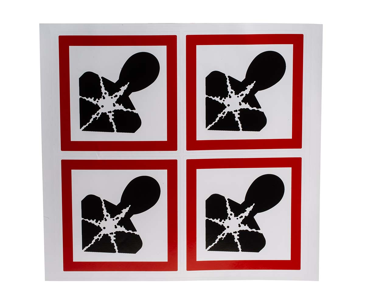 RS PRO General Hazard Hazard & Warning Label (English)