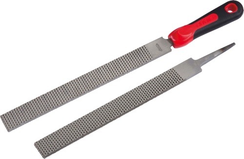SAM 375mm, Bastard, Flat Engineers File With Soft-Grip Handle