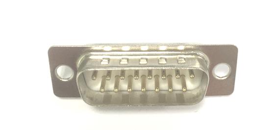 RS PRO 15 Way Panel Mount D-sub Connector Plug, 2.77mm Pitch, with Screw
