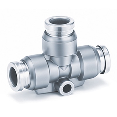 SMC KQB2 Series One-touch Fitting, Push In 8 mm to 8 mm, Tube-to-Tube Connection Style, KQB2T08-00