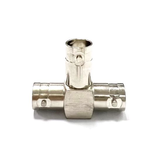 RS PRO Tee 50Ω Coaxial Adapter BNC Socket to BNC Socket 250MHz