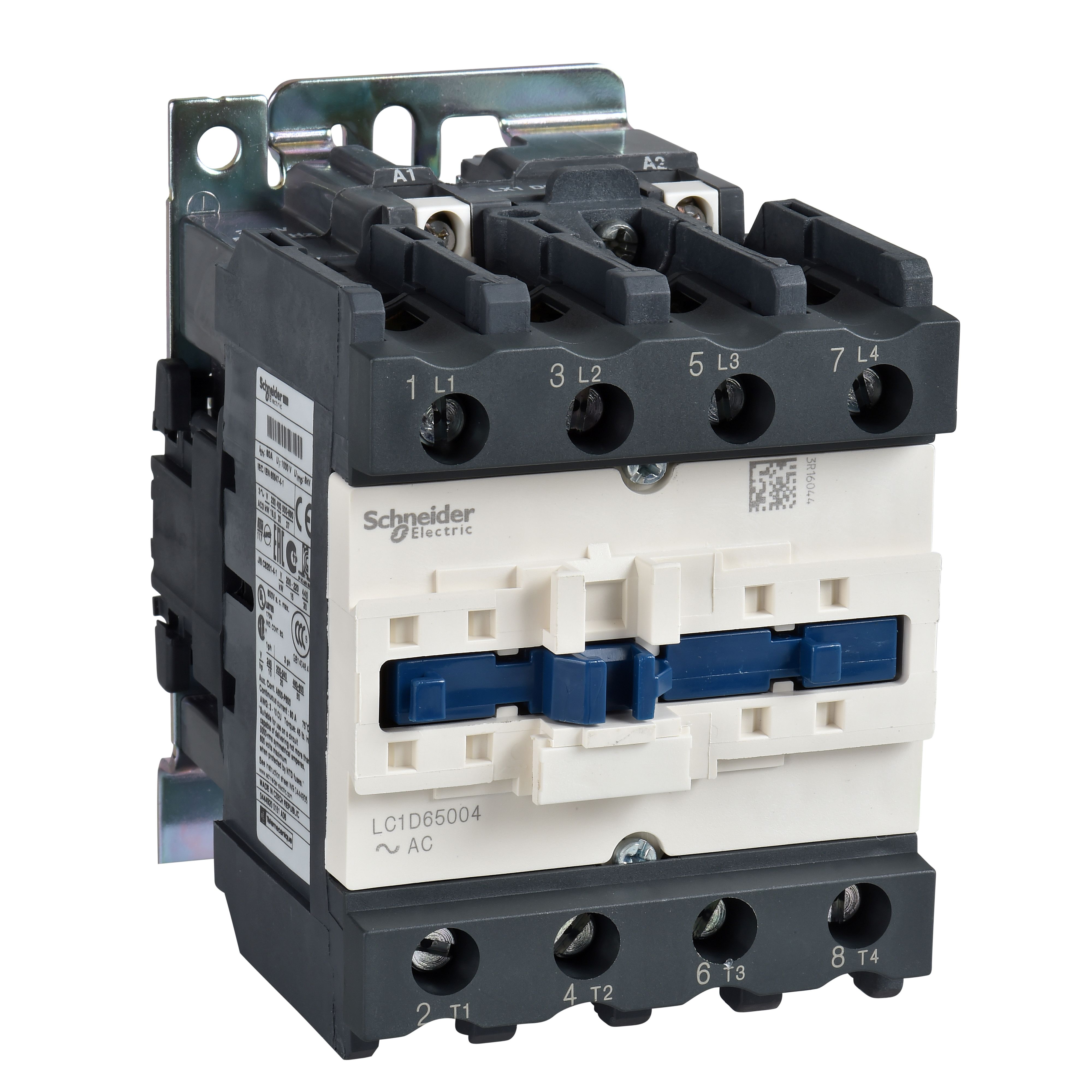 Schneider Electric TeSys D LC1D Contactor, 3-Pole, 80 A, 1 NO + 1 NC