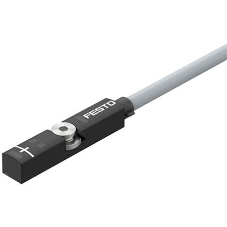 Festo Sensor Proximity Sensor, IP65, IP68, IP69K, 5 → 30V dc, SMT, with LED indicator, 5-OE, SMT-8M-A-NO-24V-E-2