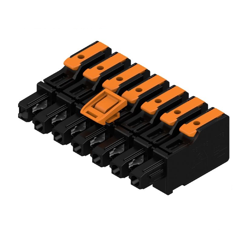 Weidmüller, 7.5mm Pitch, OMNIMATE 4.0, 7 Way, , Pluggable Terminal Block, Hybrid Header, PCB Mount, Snap In