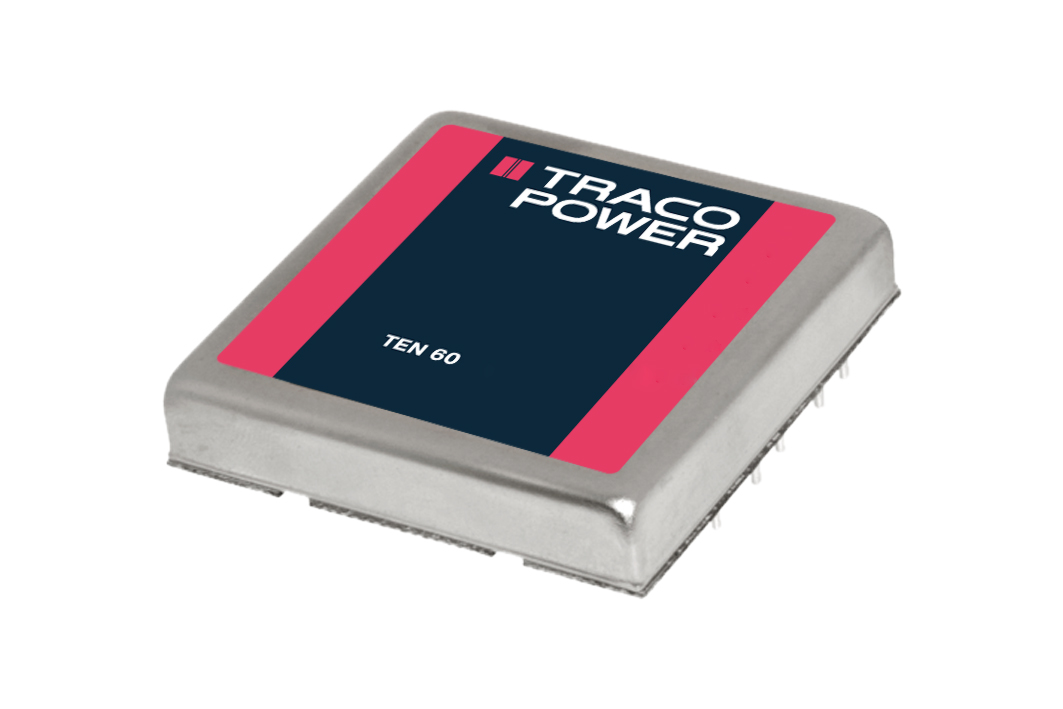 TRACOPOWER TEN 60 DC-DC Converter, 12V dc/ 5A Output, 36 → 75 V dc Input, 60W, Through Hole, +85°C Max Temp