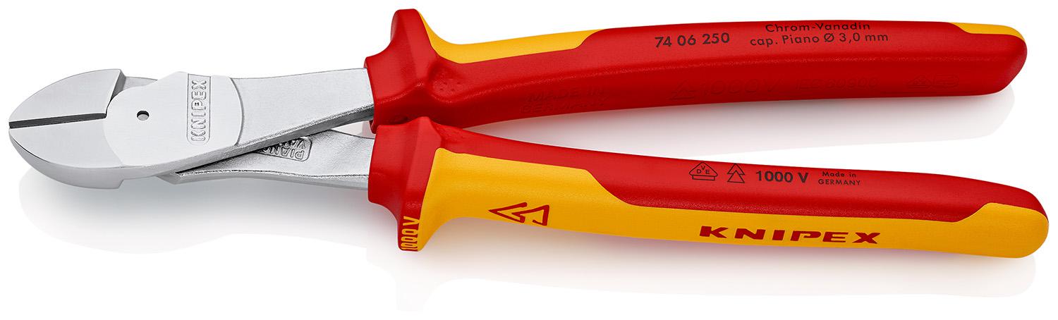 Knipex Knipex VDE/1000V Insulated High Leverage Diagonal Cutter