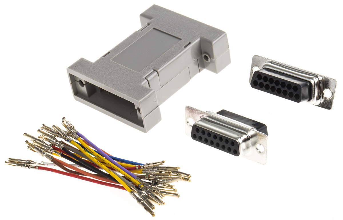 RS PRO D Sub Adapter Female 15 Way D-Sub to Female 15 Way D-Sub