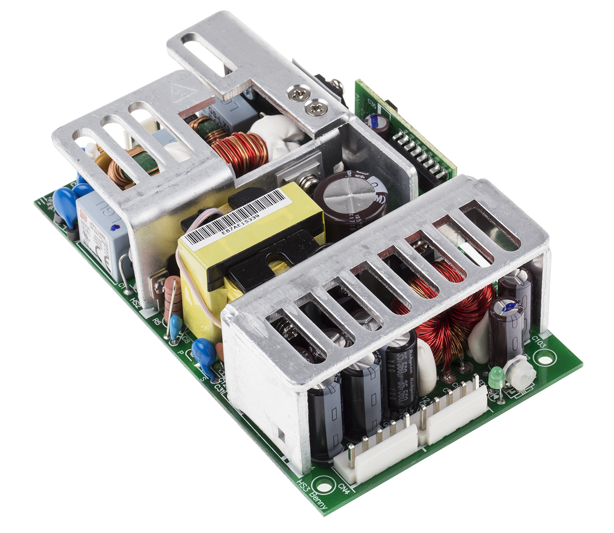 MEAN WELL Switching Power Supply, PPT-125D, 5 V dc, 12 V dc, 24 V dc, 2.5 A, 7 A, 500mA, 101W, Triple Output, 127