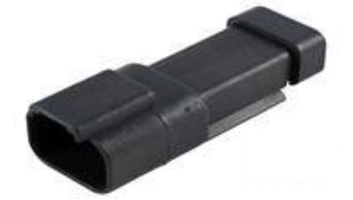 Deutsch, DT Automotive Connector Socket Black 2 Way DT04-2P-E005