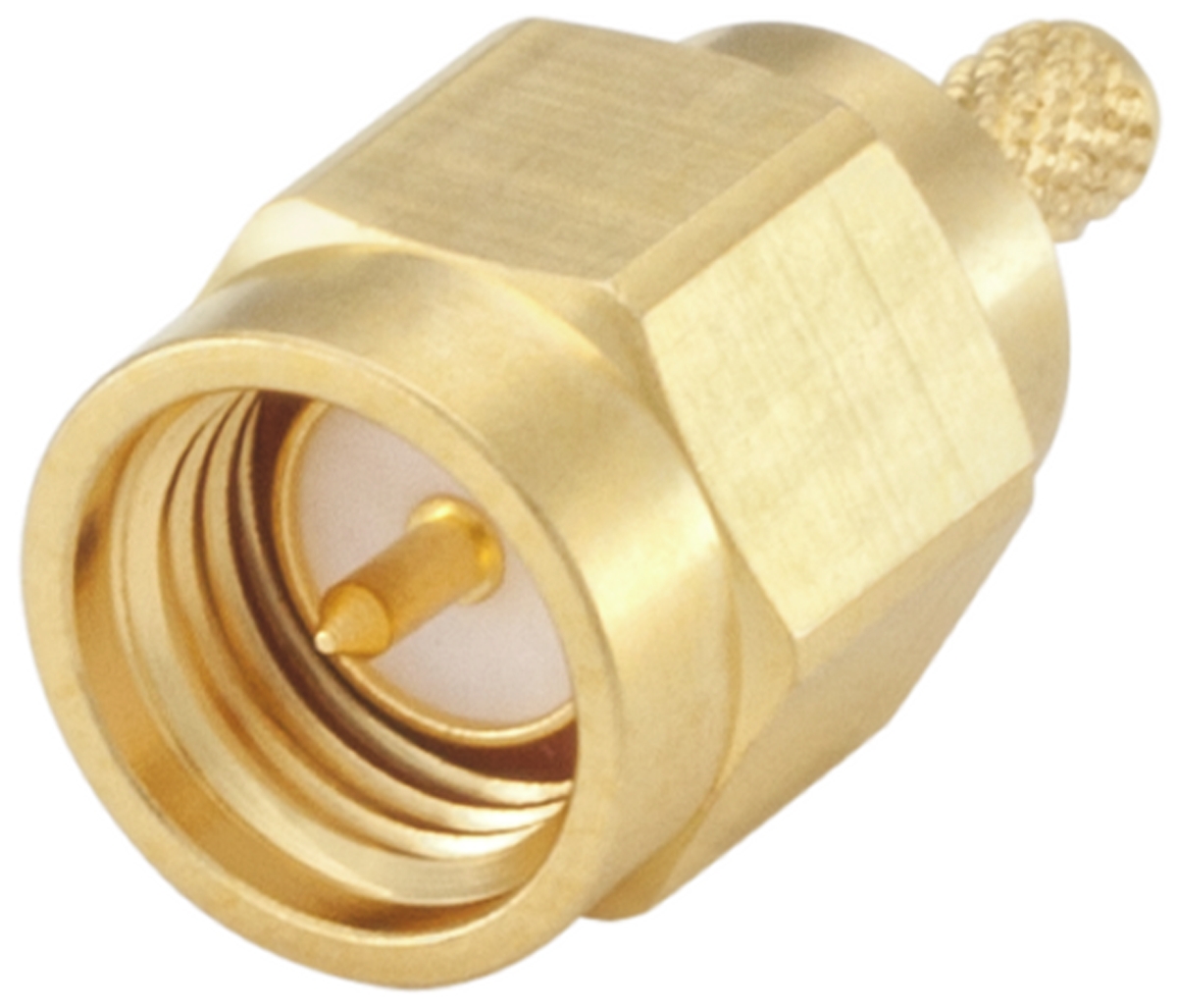 Rosenberger SMA Series, Plug Cable Mount SMA Connector, 50Ω, Crimp Termination, Straight Body