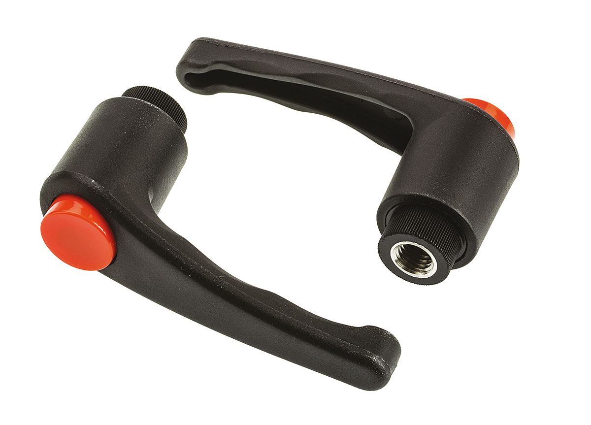 RS PRO Stainless Steel Clamping Lever, M10 x 18mm